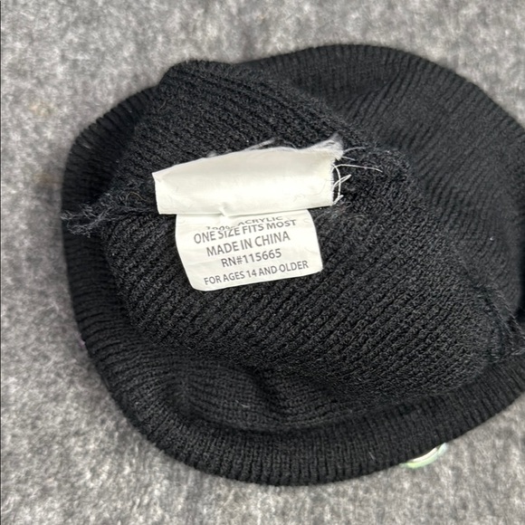 Bioworld Black Knit Hat with Cat Ears - Picture 4 of 4